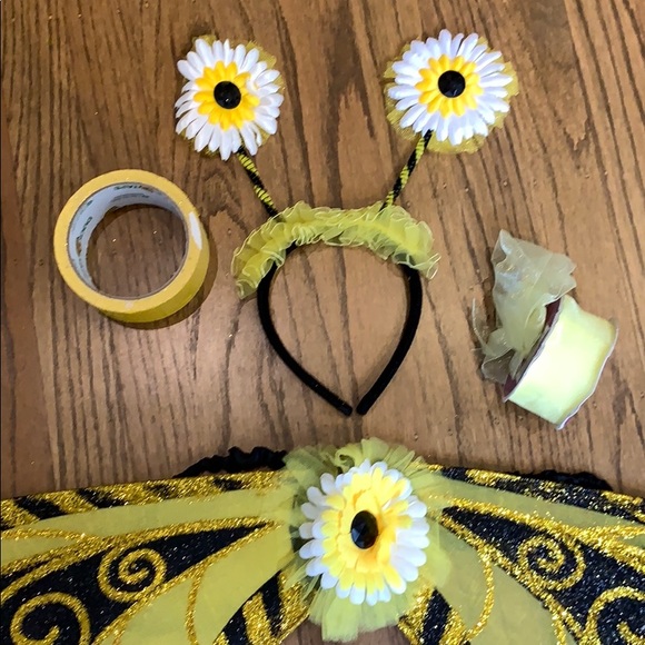 Bee π costume (wings / headband / ribbon ) - Picture 2 of 5